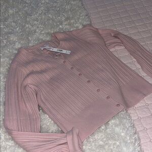 Pink Cardigan